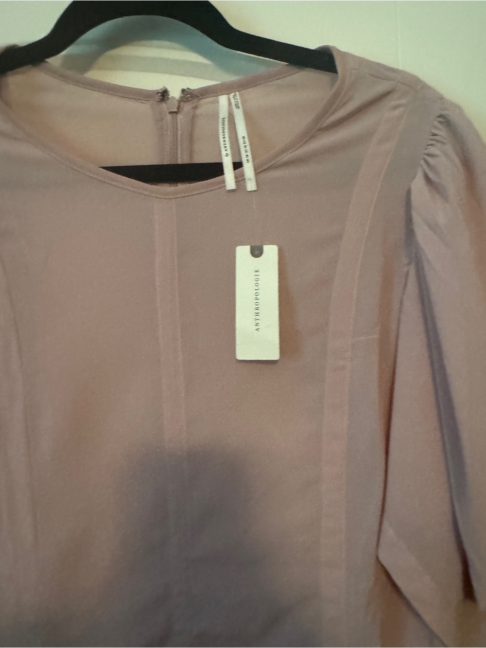 By Anthropologie Modern Sheer Midi Dress in blush pink NWT 12 feminine coquette - Picture 3 of 10